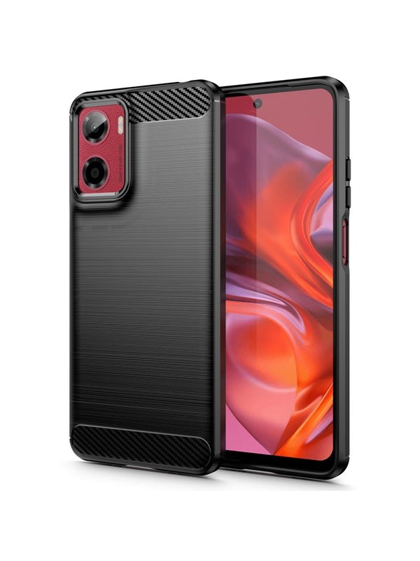 Tech-Protect TPUCarbon Case for Motorola Moto G05  E15 - Black