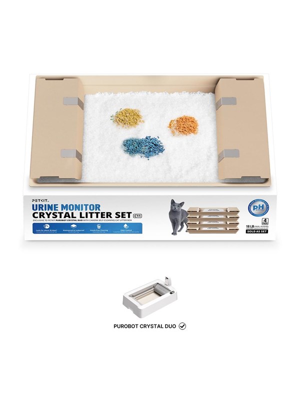 Petkit Urine Monitor Crystal Litter Set (pH Detection) - 4 Pack