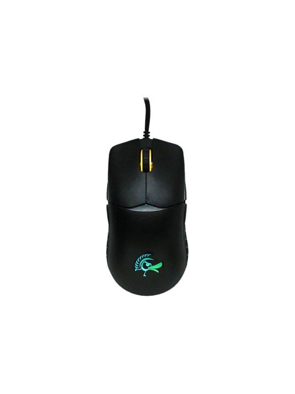 Ducky Feather DMFE20O - mouse - USB 2.0 - Maus (Schwarz)