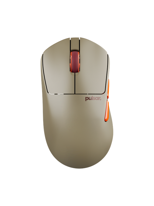Pulsar X3 LHD CrazyLight Medium (Desert) - Gaming Maus (Beige)