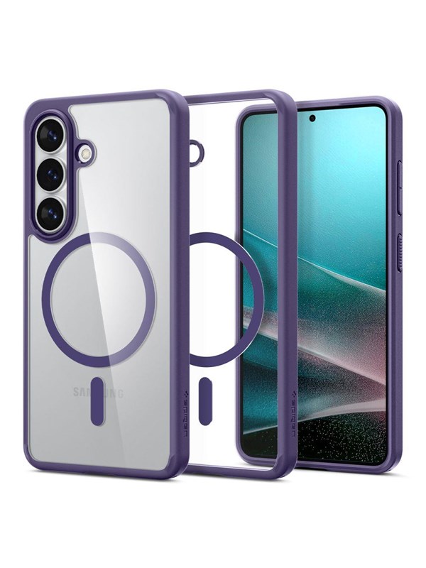 MagSafe Hülle für Samsung Galaxy S26 S942, Spigen, Ultra Hybrid, Dunkelviolett ACS11220