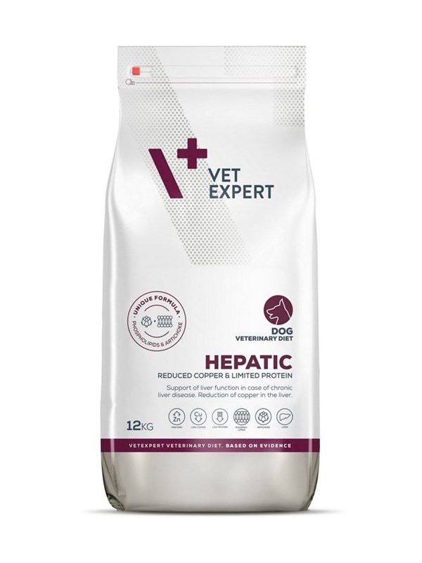 VetExpert Veterinary Diet Hepatic Dog - Trockenfutter für Hunde - 12kg