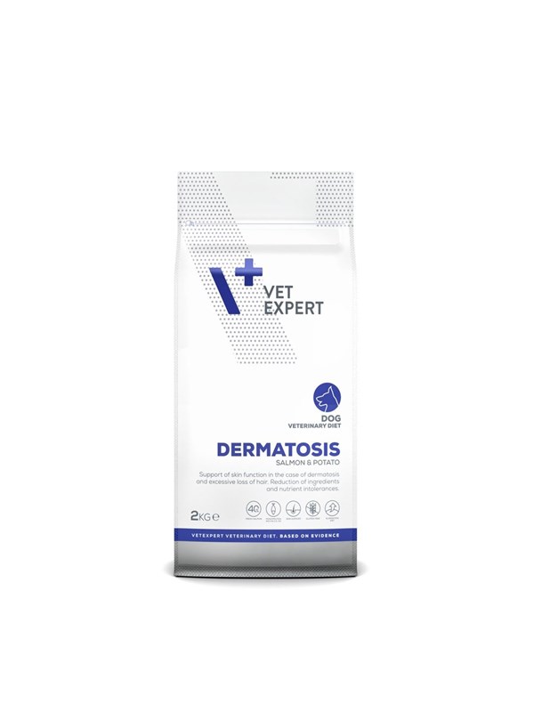 VetExpert Veterinary Diet Dermatosis Dog Lachs & Kartoffel - Trockenfutter für Hunde - 2kg