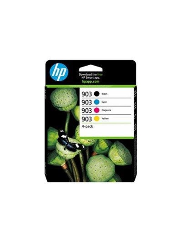 HP 903(6ZC73AE) schwarz, cyan, magenta, gelb Druckerpatronen, 4er-Set
