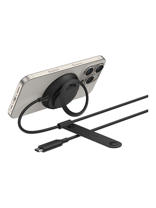 Belkin UltraCharge wireless charging stand - Qi2 - + AC power adapter - 25 watt