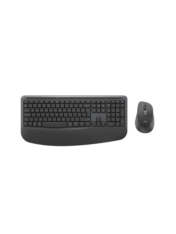 Logitech Signature Comfort Plus Combo MK880 for Business Graphite - Tastatur  Maus Set - Full-Size - Englisch US - Grau