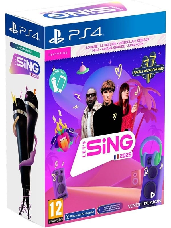 Let's Sing 2026 + 2 Microphones - Sony PlayStation 4 - Musik - PEGI 12