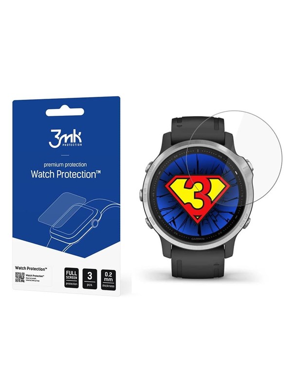 Image of 3mk Garmin Fenix 6s - Watch Protection v. FlexibleGlass Lite