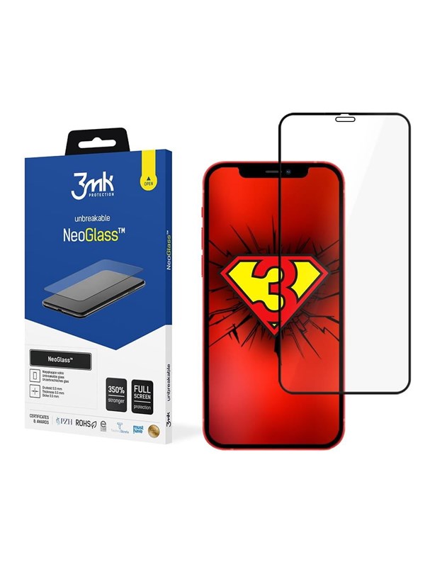 3mk NeoGlass Black Composite Glass for iPhone 12 Mini