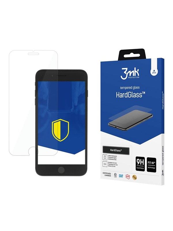 Image of 3mk HardGlass Tempered Glass for iPhone 7 / 8 Plus