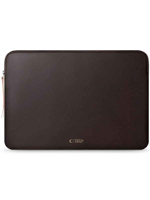 Tech-Protect Fleece Laptop Bag 13-14" - Brown