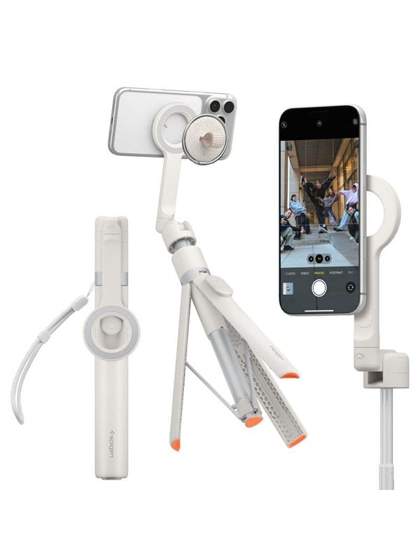Selfie Stick Bluetooth Spigen S582W, Universal, Beige AMP11373