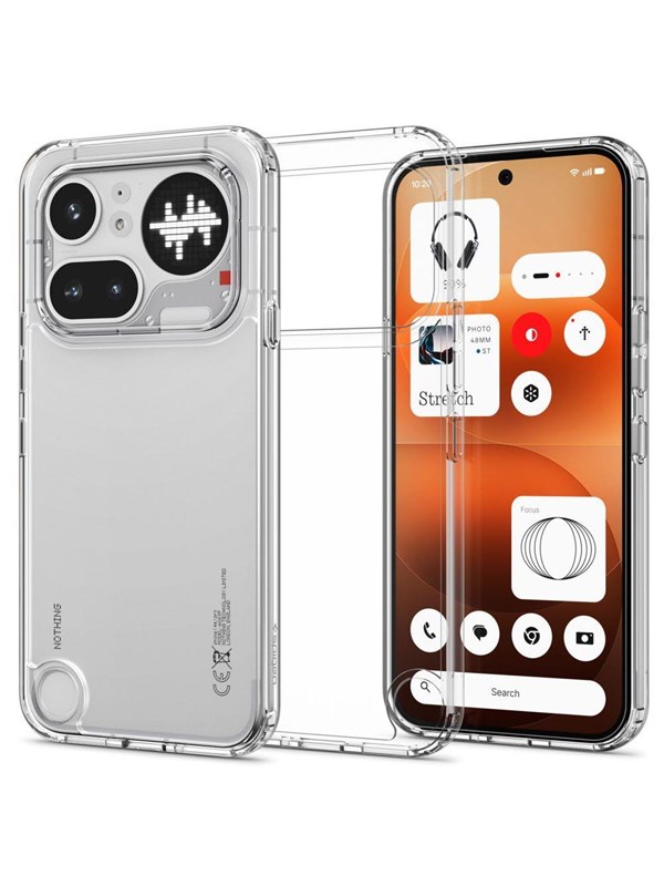 Hülle für Nothing Phone (4a) Pro, Spigen, Ultra Hybrid, Transparent ACS11632