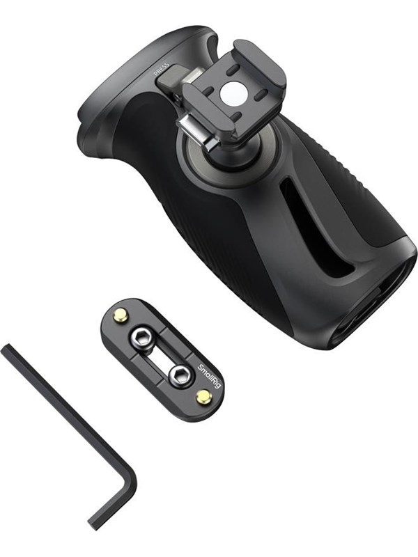 Image of SmallRig 6405 Rotating Side Handle with "HawkLock" H21 Quick Release NATO Clamp