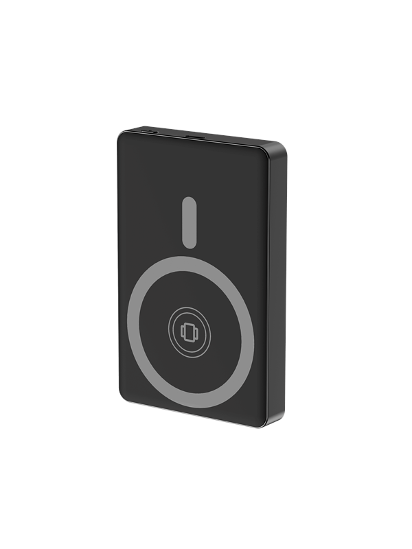 Gembird 15 W Magnetic wireless powerbank with LCD 10000 m Powerbank (Akku) - schwarz - 10000 mAh