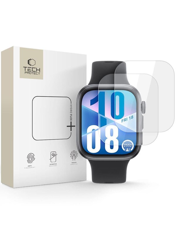 Tech-Protect  Hofi Hydro Flex 2-pack Hydrogel Film for Huawei Watch Fit 3  4 - Transparent