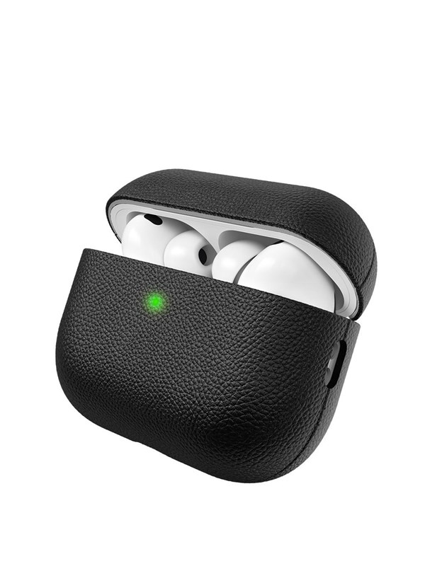 Image of KeyBudz Artisan Series Leather Case for AirPods Pro 3 - Black