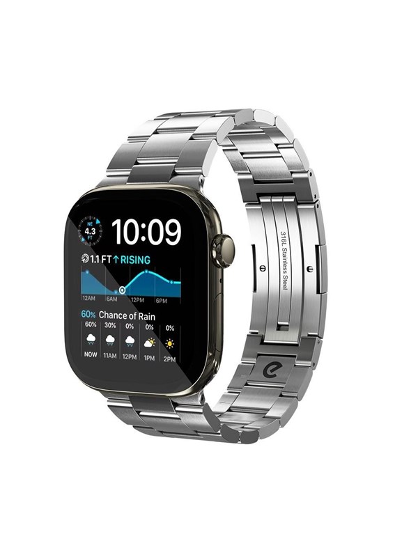 KeyBudz Spectra Series Apple Watch Band Large - Stainless Steel