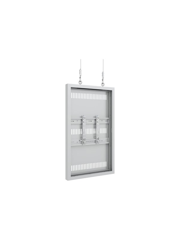 Multibrackets M Pro Series enclosure - for digital signage panel - wire slim small - white - Max 40 kg - recommended for 43