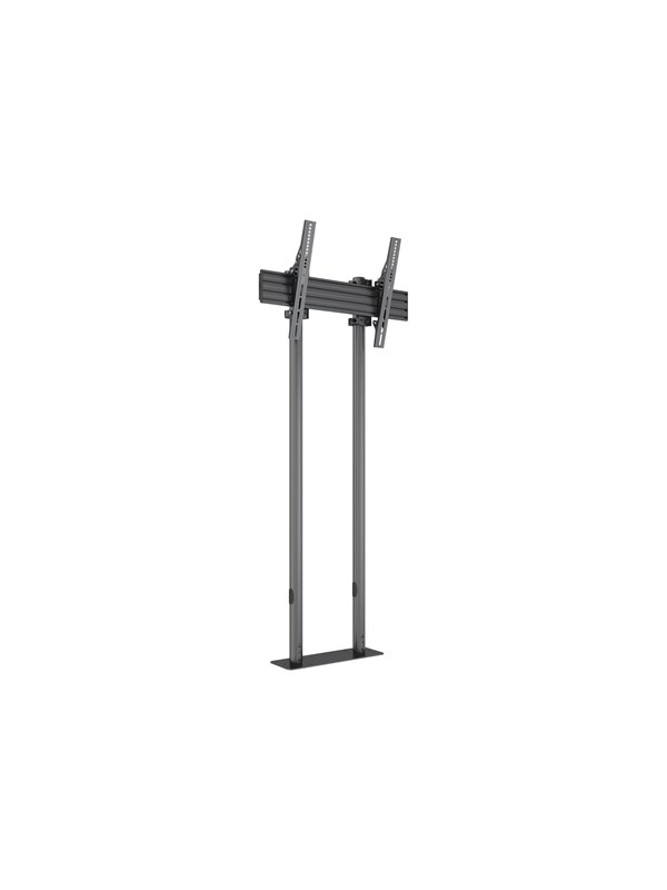 Multibrackets M Pro Series mounting kit - for flat panel - dual pole - black - Max 75 kg - recommended for 90