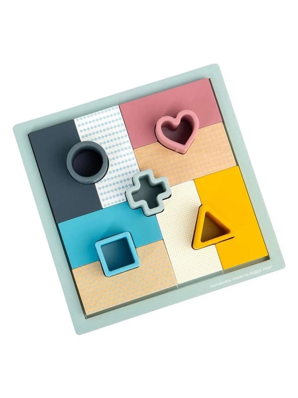 Bigjigs Wooden Mosaic Puzzle - 14 pcs