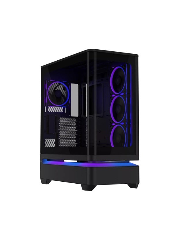 ASUS PRIME AP304 TG ARGB BLACK - Gehuse - Miditower - Schwarz