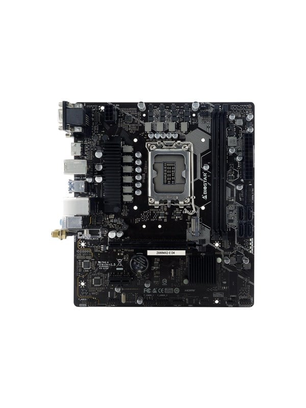 BIOSTAR Z690MX2-E D4 - 6.0 - motherboard - micro ATX - LGA1700 Socket - Z690 Mainboard - Intel Z690 - Intel LGA1700 - DDR4 RAM - Micro-ATX