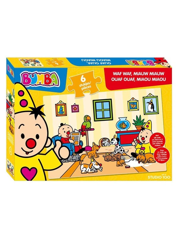 Studio 100 Bumba Puzzle Woof Woof Meow Meow - 6 pcs