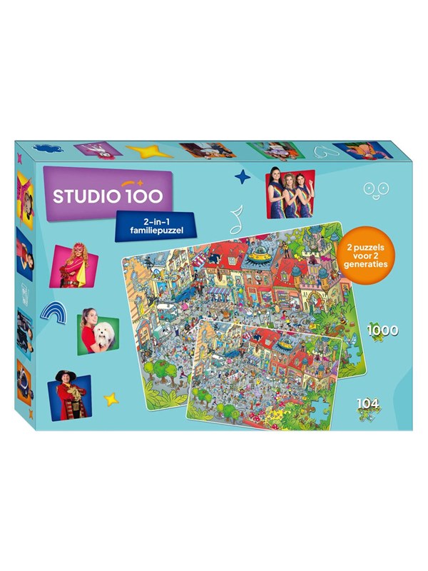 Studio 100 2-in-1 Family Puzzle - 30 Years of 2D Puzzles