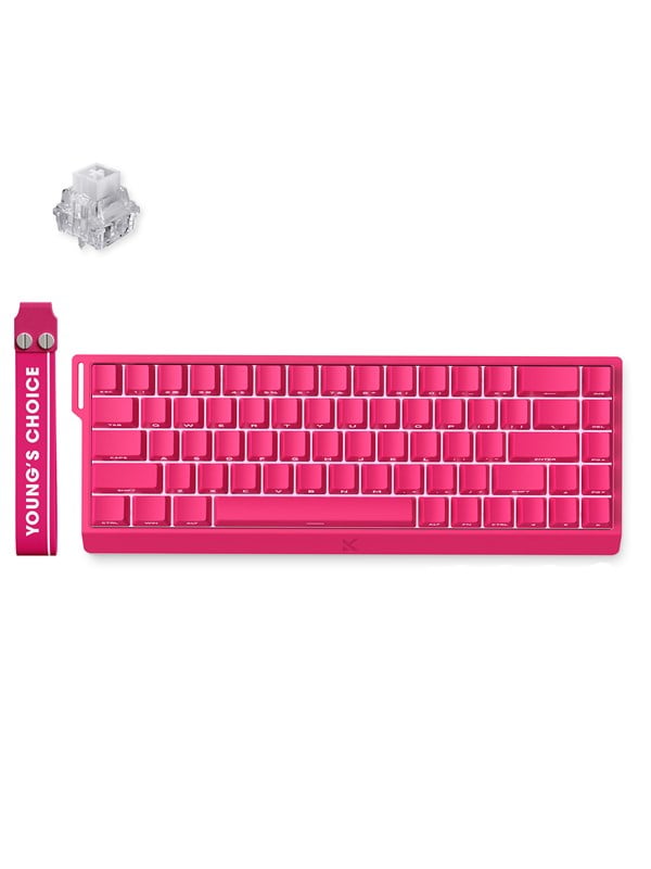 MCHOSE Ace 68 Ice Rhino Magnetic Hall Effect Magnetic - Gaming Tastatur (TKL) - 65% - Englisch (US) - Rot