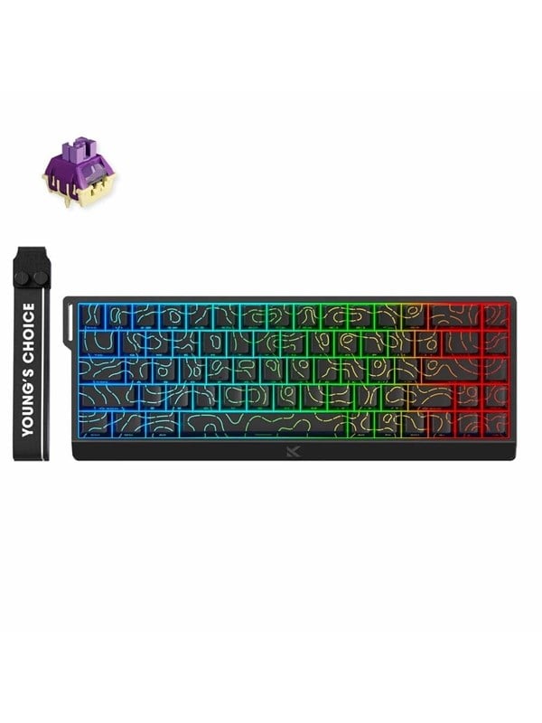 MCHOSE Ace 68 TTC Dragon Lord Hall Effect Magnetic - Gaming Tastatur (TKL) - 65% - Englisch (US) - Schwarz