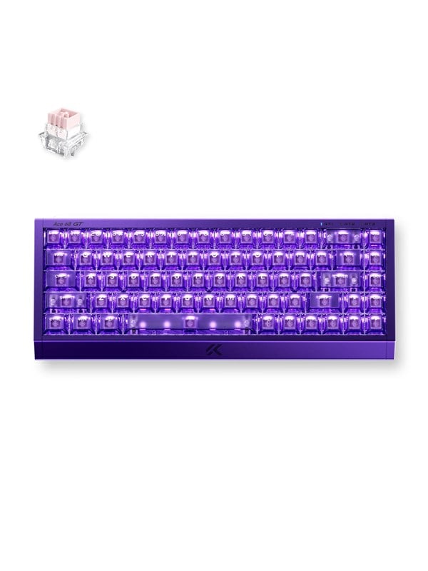 MCHOSE Ace 68 GT Mount Tai Magnetic Hall Effect - Gaming Tastatur (TKL) - 65% - Englisch (US) - Lila