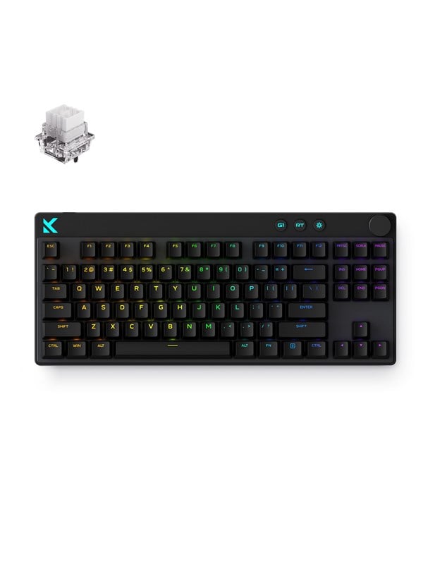 MCHOSE Mix 87 Mount Tai Magnetic Hall Effect - Gaming Tastatur (TKL) - 80% - Englisch (US) - Schwarz