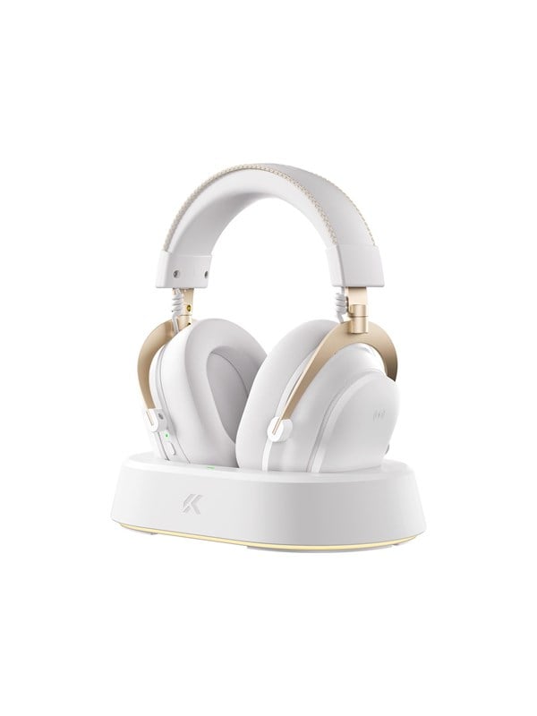 MCHOSE V9 Turbo+ Wireless Gaming Headset (White Gold)