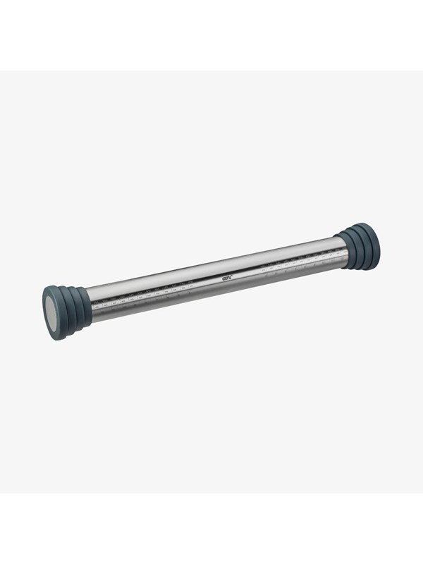 Teigroller GEFU REGO Gr 397 cm silberfarben (silber) Teigroller zum perfekten gleichmäßigen Ausrollen von Teig