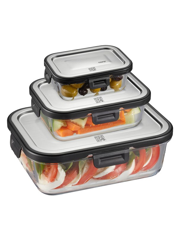 Image of GEFU Aufbewahrungsbox-Set 5 Stk. rechteckig MILO