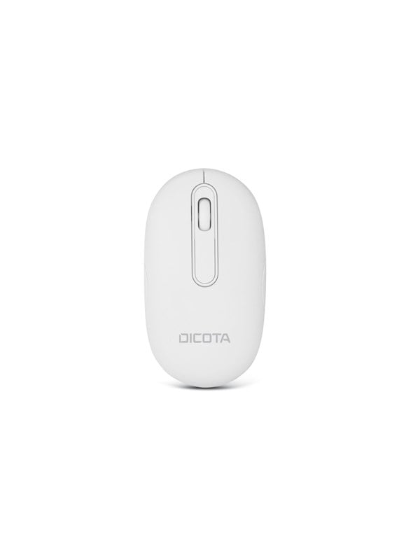 Dicota Bluetooth Mouse DESKTOP - Bluetooth24GHz  Rechargeable  800-1600 DPI  White - Maus Wei