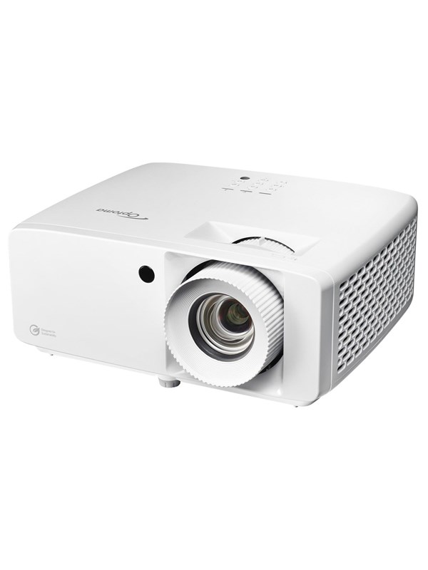 Optoma UHZ67-W 4K Laser Beamer mit 4.300 ANSI Lumen, weiß 4K UHD Dura Core Laser Technologie, HDR, Bildeinstellungen über Mobilgerät anpassbar, 240Hz