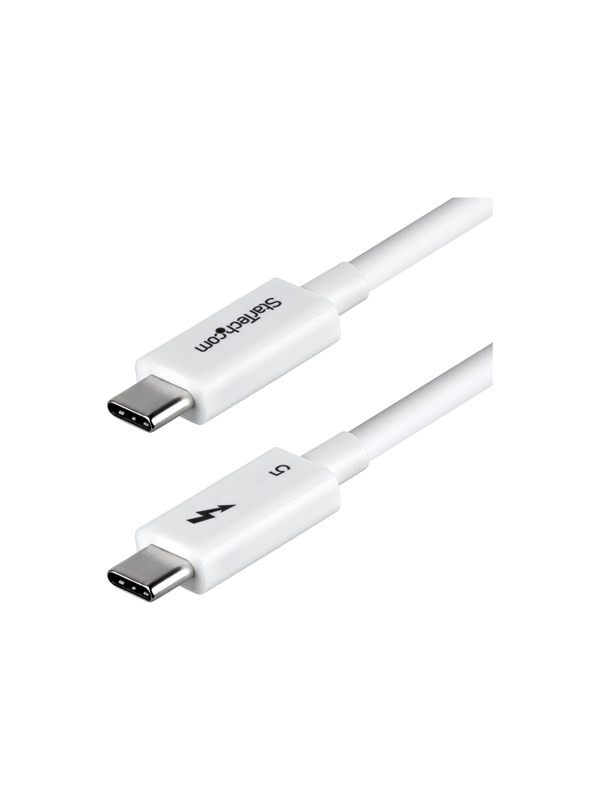 Thunderbolt 5 Kabel StarTech TBLT5MM1M240WWH 1 m 120 Gbps 240 W Weiß