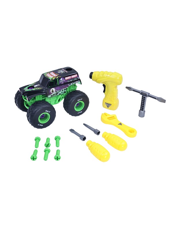 Monster Jam Mechanix 118 Build N ReBuild  Grave D
