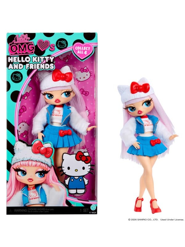 LOL OMG Hello Kitty Fashion Doll- Hello Kitty