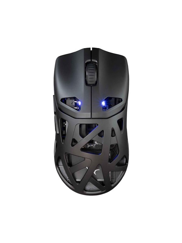 Ratón White Shark DAGONET-2 Bluetooth 12000 DPI Ambidextrisch Schwarz Beleuchtung