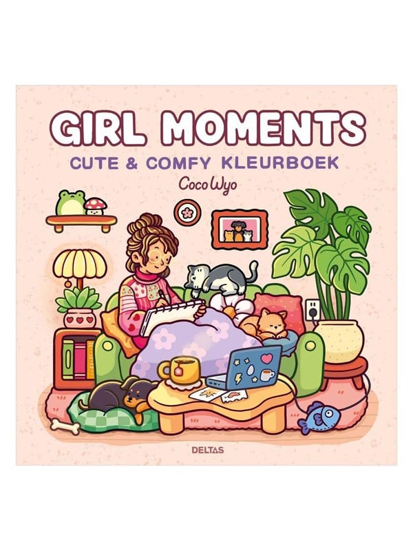 Deltas Girl Moments Cute & comfy kleurboek Coco Wyo