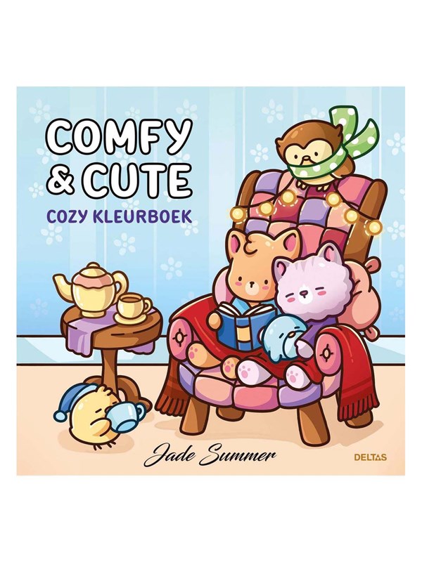 Deltas Comfy & Cute - Cozy Coloring Book