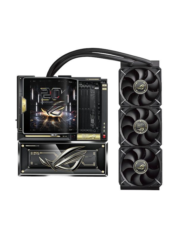 ASUS ROG CROSSHAIR X870E EDITION 20 + ROG RYUJIN 360 EDITION 20 Mainboard - AMD X870E - AMD AM5 - DDR5 RAM - Extended ATX