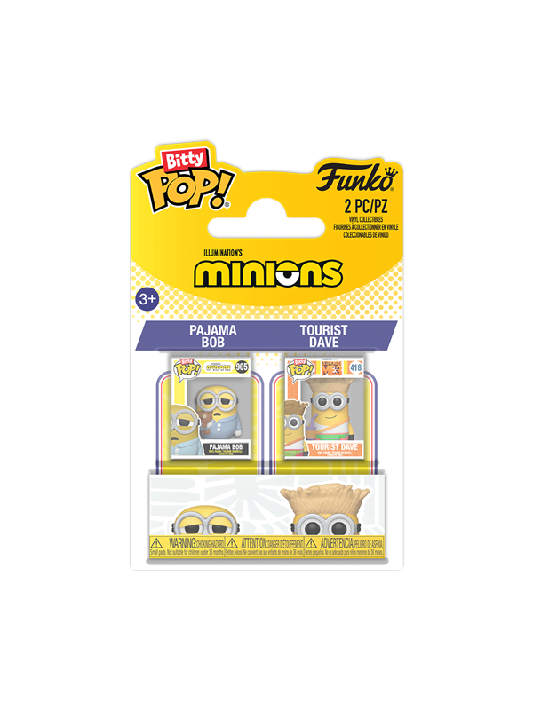 Funko - Bitty POP 2PK Minions B  D - Figur