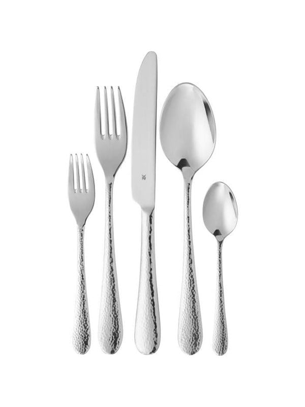 WMF Besteckset SITELLO 60-tlg. Cromargan Gehämmert silber