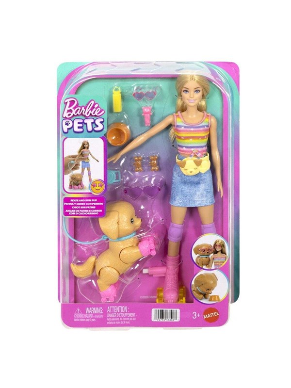 Barbie Feature Pet Skate N Run Pup