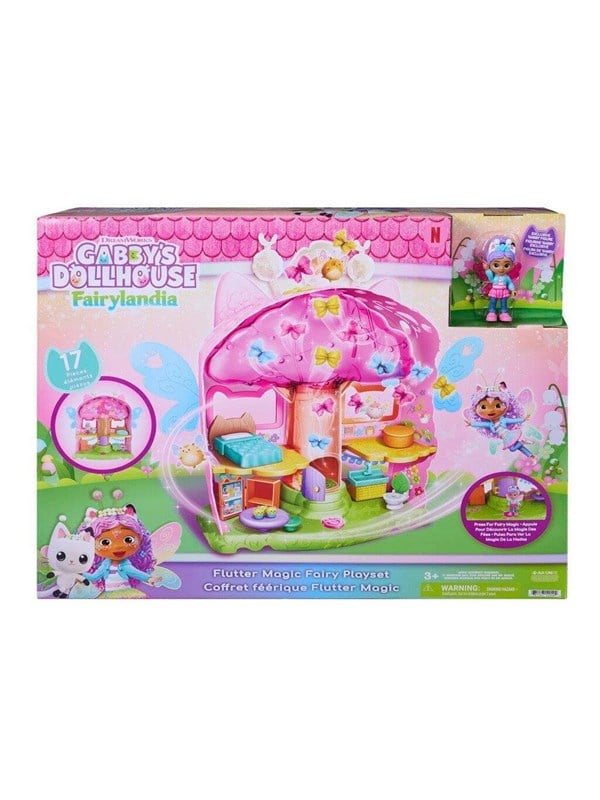Image of Gabby's Dollhouse Flutter Fairy Magic Playset