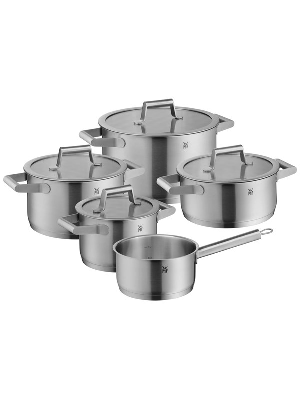 WMF Comfort Line 5 pcs w 4 glass lids